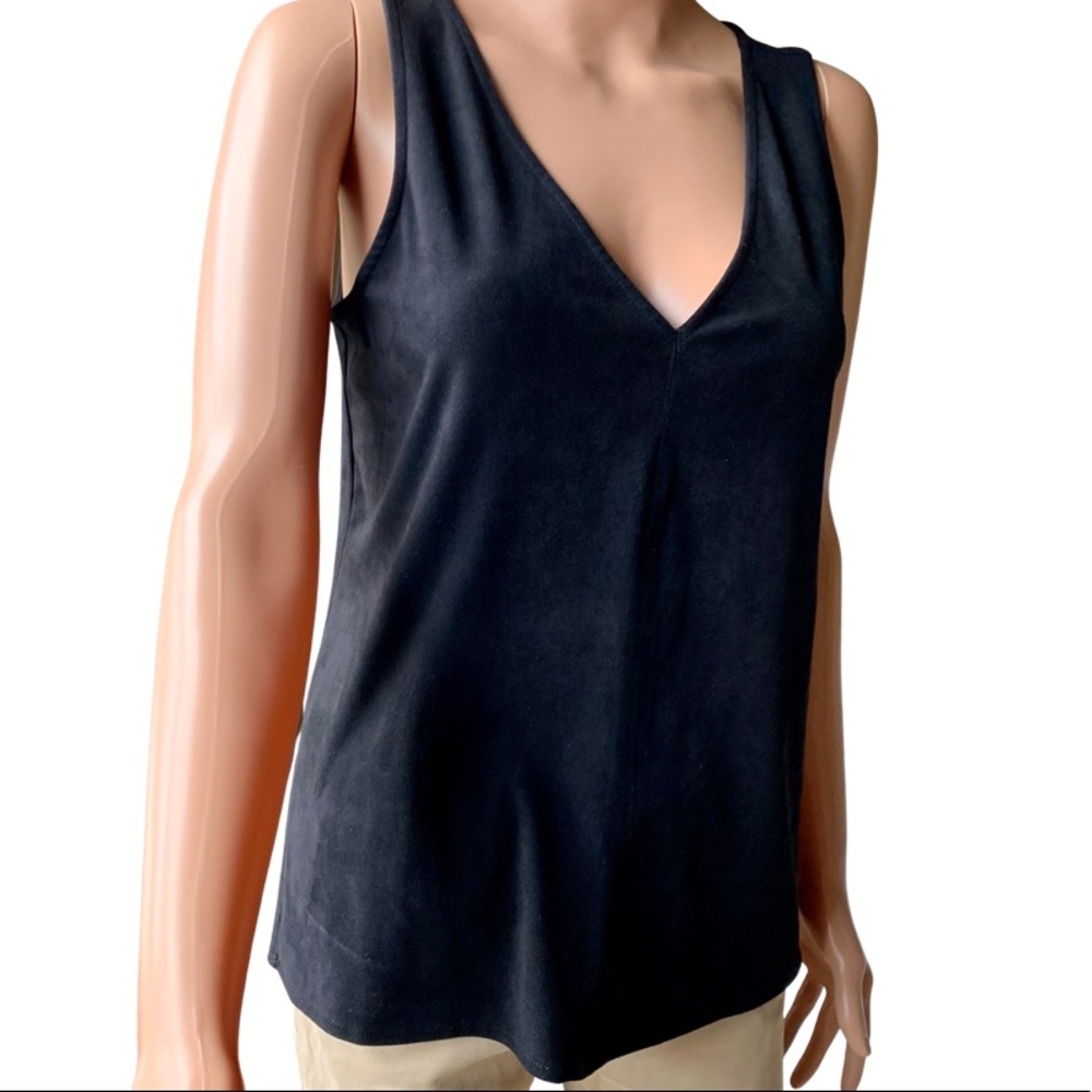 Faux suede tank (size S)